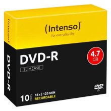 INTENSO DVD-R 4.7GB, 16x 10 pc(s)