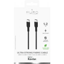 PURO Fabric ultra strong cable USBC, 1.2m...