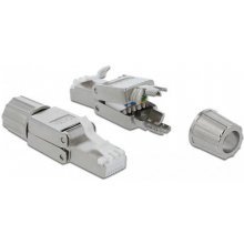 DeLOCK RJ45 Stecker Cat.6A STP werkzeugfrei