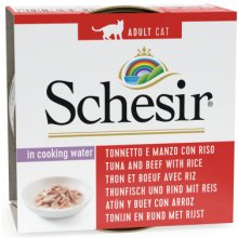 Schesir тунец + говяжье филе + рис в отваре...