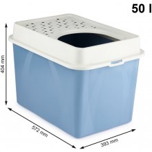 Rotho Berty Eco Blue - cat litter box