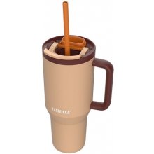Kambukka Thermal mug with telescopic straw...