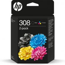 HP 308 Sort Gul Cyan Magenta Blæk