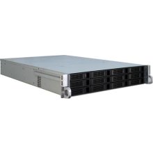 Inter-Tech IPC 2U-2412 Rack Black, Silver