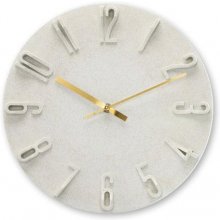 Hama corfu wall clock 30cm beige