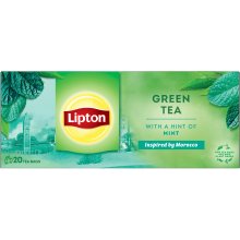LIPTON Roheline tee piparmündiga 20 pk