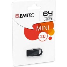 Mälukaart EMTEC USB-Stick 64 GB D250 USB 2.0...