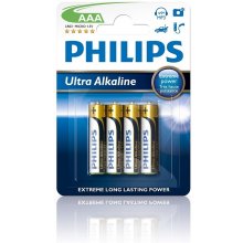 PHILIPS Batteries Ultra Alkaline AAA 4pcs...
