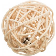 TRIXIE Toy for cats Ball with bell, rattan...