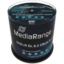 MediaRange MR470 blank DVD 8.5 GB DVD+R DL...