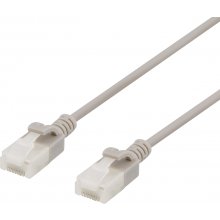 Deltaco U/UTP Cat6a patch cable, slim, 3.5mm...