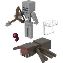 Mattel Figures Minecraft Skeleton and Spider