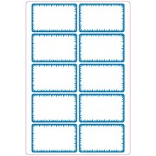 Herlitz freezer label white/blue 50 pieces