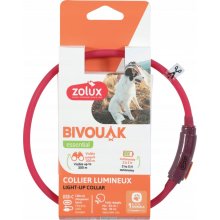 ZOLUX BIVOUAK LED Silicone red - collar for...