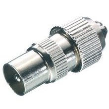 Vivanco coaxial connector, metal (48011)