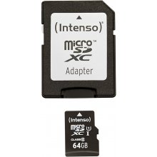 Mälukaart Intenso MEMORY MICRO SDXC 64GB...