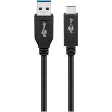 Goobay USB 3.1 USB Type-C kabel 50cm Sort