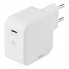 DELTACO USB-C wall charger 61 W with PD and...