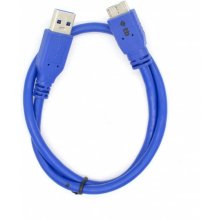 TB Cable USB 3.0-Micro 0.5 m. Blue