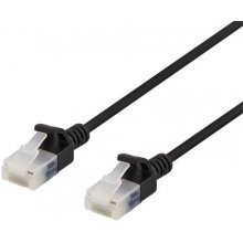 DELTACO U/UTP Cat6a patch cable, slim, 3.5mm...