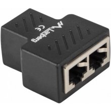 Lanberg Adapter zlaczka sieciow RJ-45 2xRJ45...