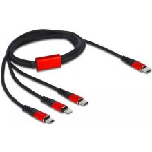 Delock USB Ladekabel 3 in 1 USB/C ->...