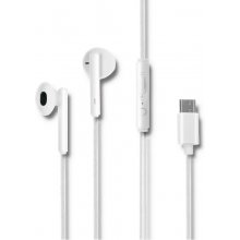 QOLTEC In-ear headphones + microphon USB-C...