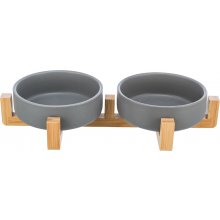 Trixie Bowl set, ceramic/bamboo, 0.3 l/31 ×...
