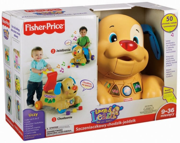 fisher price puppy ride on toy