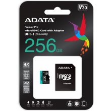 ADATA MEMORY MICRO SDXC 256GB W / AD...