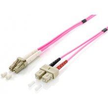 Equip LC/SC Fiber Optic Patch Cable, OM4...