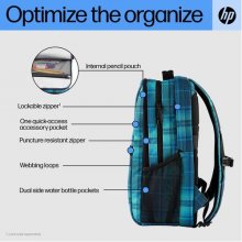 HP Campus XL Backpack (Tartan Plaid)...