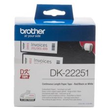 Brother DK-22251 label-making tape Black and...