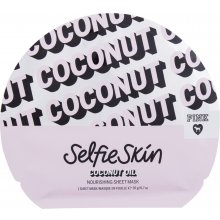 Pink Selfie Skin Coconut Oil Sheet Mask 1pc...