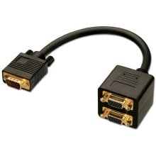 Lindy VGA Splitter Cable, 2 Way