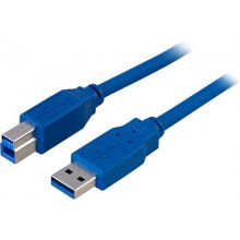 Deltaco USB 3.0 cable, Type A male - Type B...