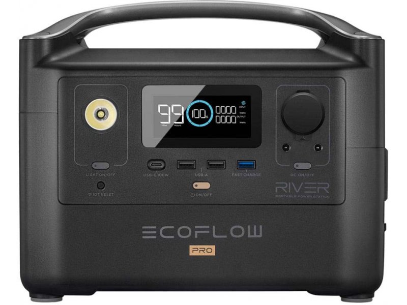 EcoFlow RIVER Pro Power Station 720WH 1ECOR600P - 01.ee