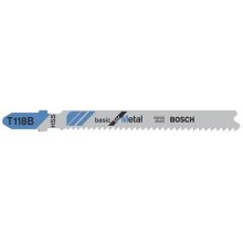 Bosch T 118 B Jigsaw blade High-Speed Steel...