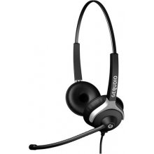 GEQUDIO Headset 2-Ohr mit 3,5mm Klinke