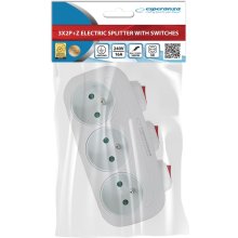Esperanza ELK307W Electrical Splitter 3...