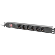 Lanberg PDU-06F-0200-BK power distribution...