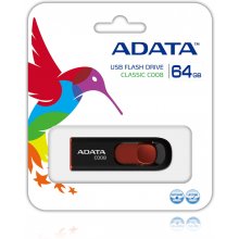 ADATA MEMORY DRIVE FLASH USB2 64GB/BLACK/RED...