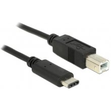 Delock USB Kabel C -> B St/St 0.50m schwarz