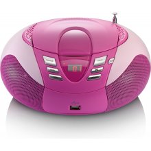 Lenco CD-raadio SCD37USBP, roosa