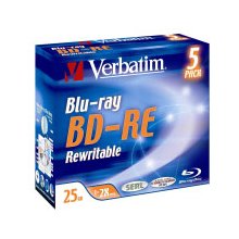 Verbatim BD-RE 2x JC 25GB white Blue 5...