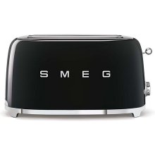 Smeg Four Slice Toaster Black TSF02BLEU