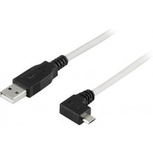 Deltaco Cable USB 2.0, 2m, gray / USB-302C