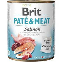Brit Paté & Meat Salmon - wet dog food -...