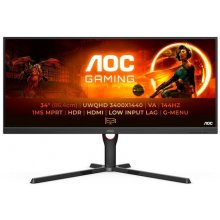 Monitor AOC G3 U34G3XM/EU LED display 86.4...