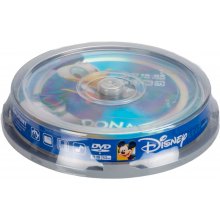 Toorikud Disney DVD-R 4,7GB 8x Donald 10tk...